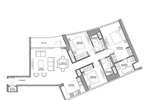 Apartment de 3 dormitorios en Dubai, UAE No. 45546 11