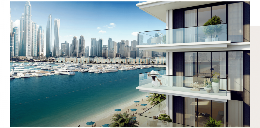 Квартира с 1 спальней в BEACH MANSION, Dubai Harbour, ОАЭ №95739