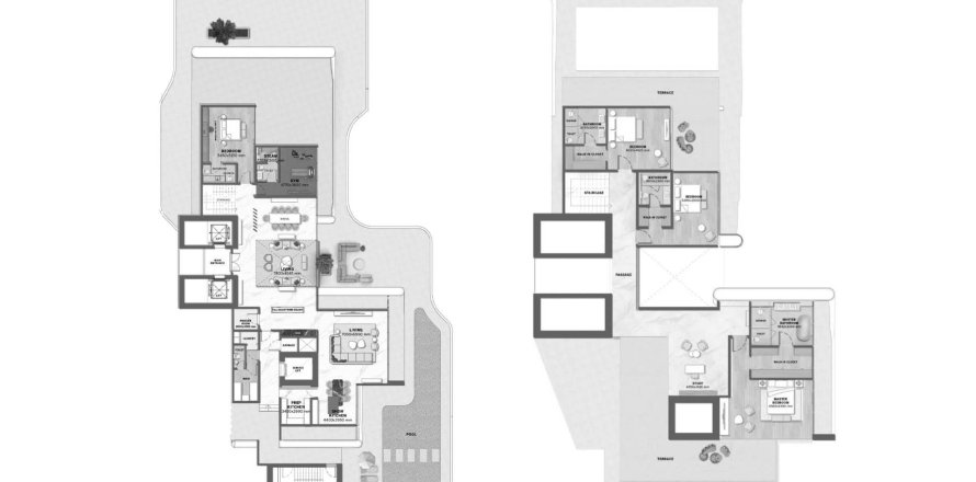 Penthouse de 5 dormitorios en The Astera by Aston Martin UAE No. 59811