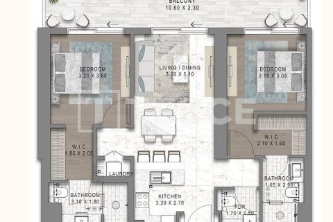 Appartement de 1 chambre à Dubai, UAE No. 64848 16
