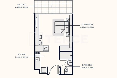 1 غرف نوم شقة في Meydan, الإمارات العربية المتحدة رقم 64988 24