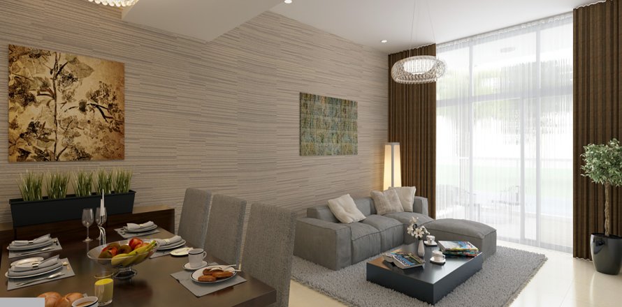 Квартира с 2 спальнями в LAYA RESIDENCES, Джумейра Вилладж Серкл, ОАЭ №95552