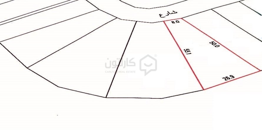 Земельный участок 894м² в Амвадж, Бахрейн №67884