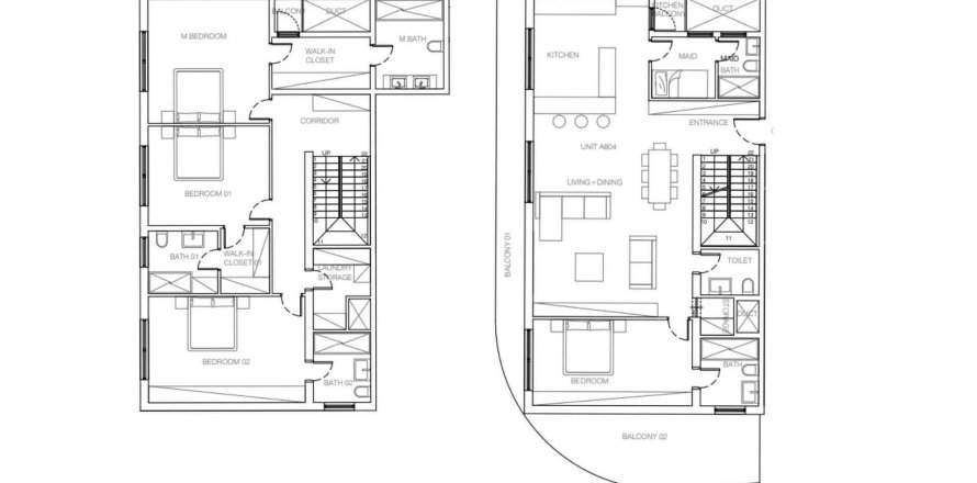 Apartment de 4 dormitorios en Uptown Muscat Oman No. 53129