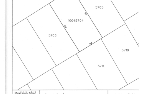 Land de 544.8m² en Hamala, Bahrain No. 59596