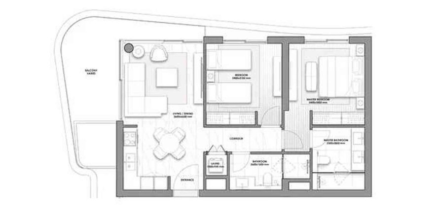Apartment de 2 dormitorios en The Great Escape 2 Oman No. 56563