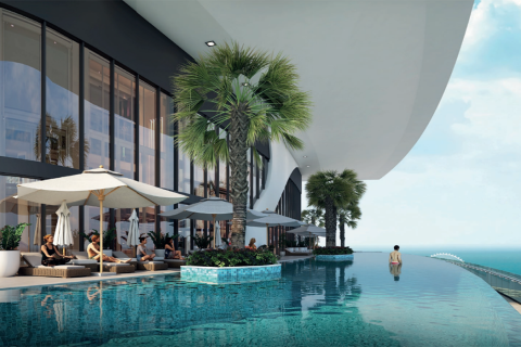 Apartment de 1 dormitorio en Dubai Harbour, UAE No. 4702