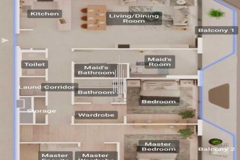 2 غرف نوم شقة على Saadiyat Cultural District, الإمارات العربية المتحدة رقم 37625 18