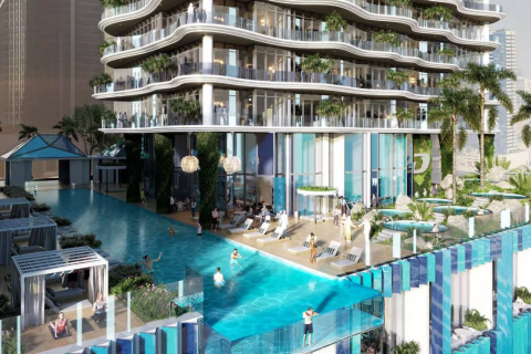 Apartment de 1 dormitorio en Dubai, UAE No. 17253