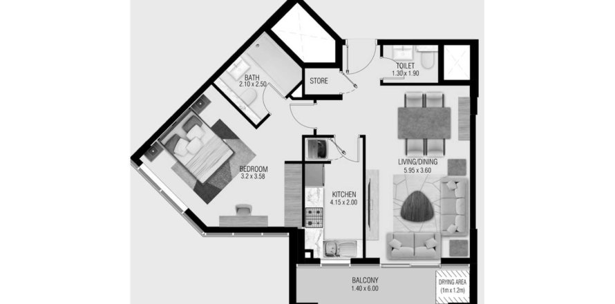 1 bedroom Apartment in The Sustainable City - Yiti Oman No. 56559