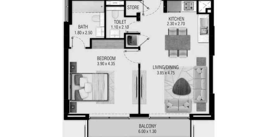 1 bedroom Apartment in The Sustainable City - Yiti Oman No. 56558