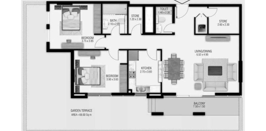 2 bedrooms Apartment in The Sustainable City - Yiti Oman No. 56560